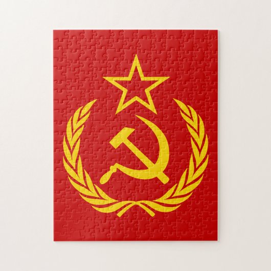 Puzzle Faucille et marteau, URSS, CCCP, communisme (Vertical)