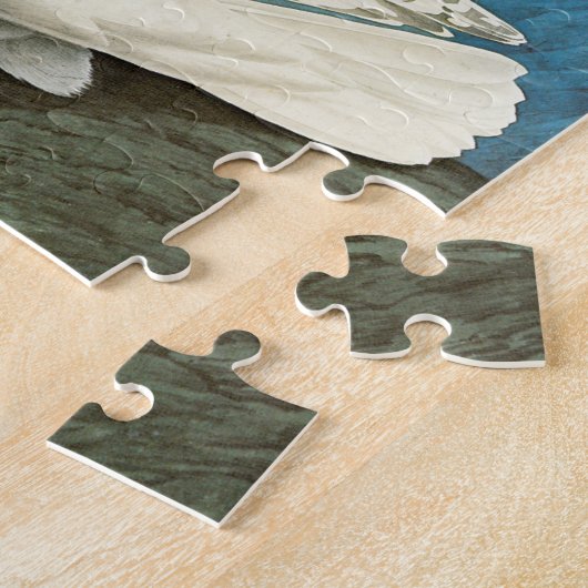 Puzzle Faucons gerfauts, alias Gerfalcons par John James (Côté)