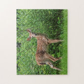 Puzzle Faune devant une clôture (Vertical)