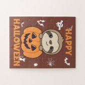 Puzzle Faute Dans Les Fentes Douces Citrouilles À Hallowe (Horizontal)