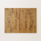 Puzzle Faux Grandpa en bois sculpté La Légende (Horizontal)
