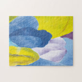 Puzzle Faux Indigo III (Horizontal)