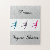 Puzzle Faux Parties scintillant Patinage sur glace / pati (Vertical)