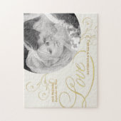 Puzzle Faveurs de mariage - casse-tête faite sur commande (Vertical)