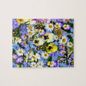 Puzzle Favoris de jardin avec papillon (Horizontal)