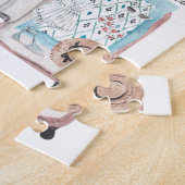 Puzzle Favoris d'été branchés| Illustration d'aquarelle (Côté)