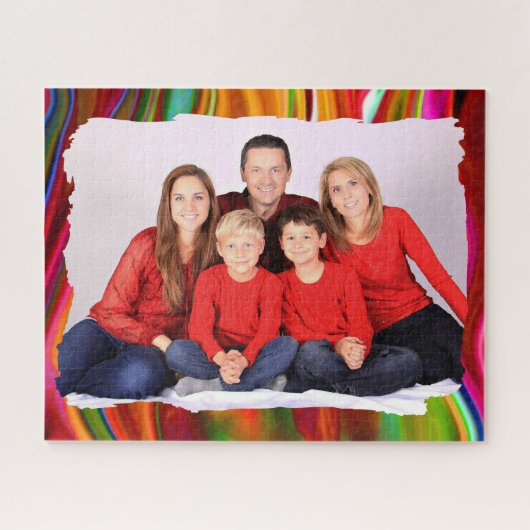 Puzzle Favorite Family Photo (Horizontal)
