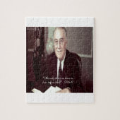 Puzzle FDR et rien à craindre Citation (Vertical)