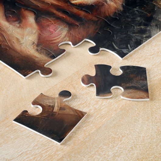 Puzzle Fée Avec Bébé Cochon (Côté)