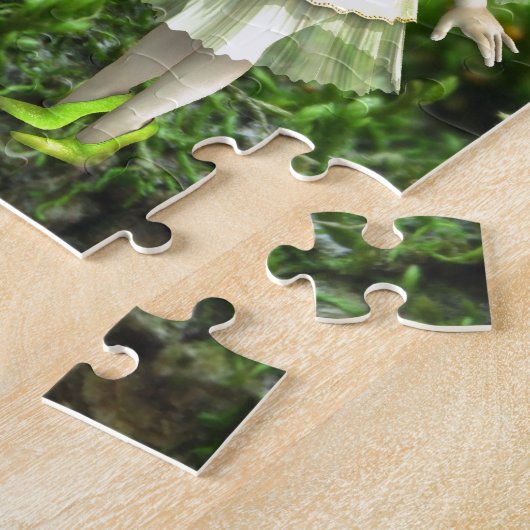 Puzzle Fée curieuse - Fée et Tabourets (Côté)