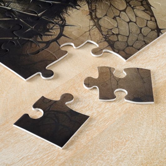 Puzzle Fée de chats foncés (Côté)