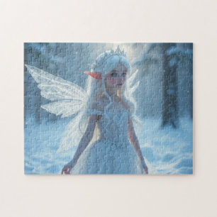 Puzzle Fée de glace d'hiver Princesse