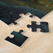 Puzzle Fée de Nuit Enchantée Lisant un Livre (Côté)