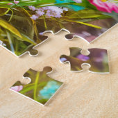 Puzzle Fée des fleurs et lapin doux (Côté)
