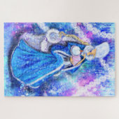 Puzzle Fée d'hiver Aliments bébé Snowman Imaginaire Puzzl (Horizontal)