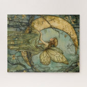 Puzzle Fée Enchantée Et Croissant De Lune (Horizontal)