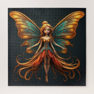 Puzzle Fée Envoûtante aux Ailes Colorées