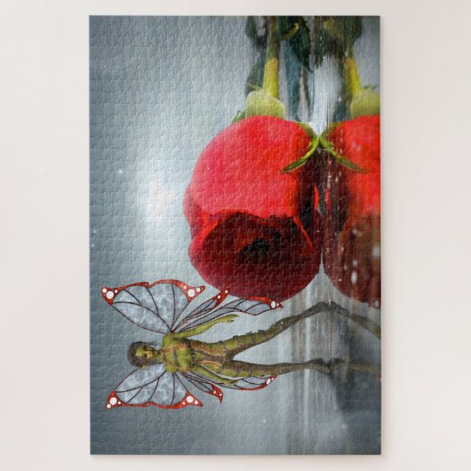 Puzzle Fée et Rose (Vertical)