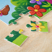 PUZZLE "FÉE HEUREUSE SUR UN BALANÇOIR" (Côté)