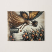 Puzzle Fée mettant des pêches dans une boîte (Horizontal)