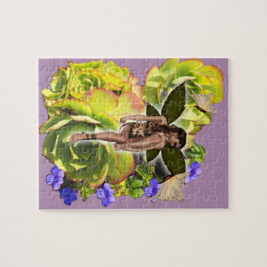 Puzzle Fée succulente (Horizontal)