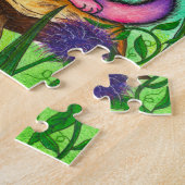 Puzzle féerique d'art d'imaginaire de champignon (Côté)