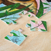 Puzzle féerique d'art d'imaginaire de chat de (Côté)