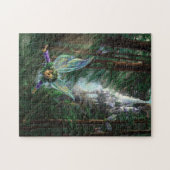 Puzzle Fées de la forêt et château de la cascade (Horizontal)