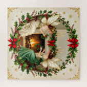 Puzzle Fées victoriennes esprit de Noël (Horizontal)