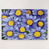 Puzzle Felicia Blue Daisies (Horizontal)