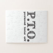 Puzzle Félicitations drôles Promu en congé fictif (Horizontal)