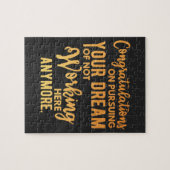 Puzzle Félicitations pour la poursuite de votre rêve (Horizontal)