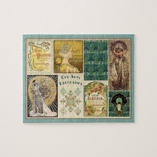 Puzzle féminin Art Nouveau (Horizontal)