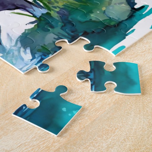 Puzzle Femme à cheval (Côté)