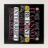 Puzzle Femme à la tête (Horizontal)