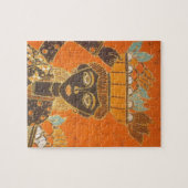 Puzzle Femme africaine portant panier Personnaliser produ (Horizontal)