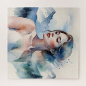 Puzzle Femme art double exposition (Horizontal)