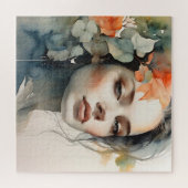 Puzzle Femme art double exposition (Horizontal)