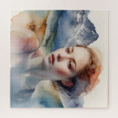 Puzzle Femme art double exposition (Horizontal)