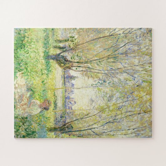 Puzzle Femme assise sous les saules par Claude Monet (Horizontal)