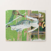 Puzzle Femme au tennis, vers 1900 (Horizontal)