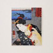 Puzzle Femme avec chat (Vertical)