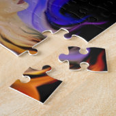 Puzzle Femme avec cheval (Côté)