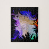 Puzzle Femme avec cheval (Vertical)