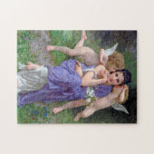 Puzzle Femme avec Cupidon, Bouguereau (Horizontal)