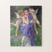 Puzzle Femme avec Cupidon, Bouguereau (Vertical)