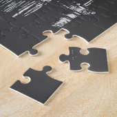 Puzzle Femme avec Halloween Réflexion crâne en miroir (Côté)