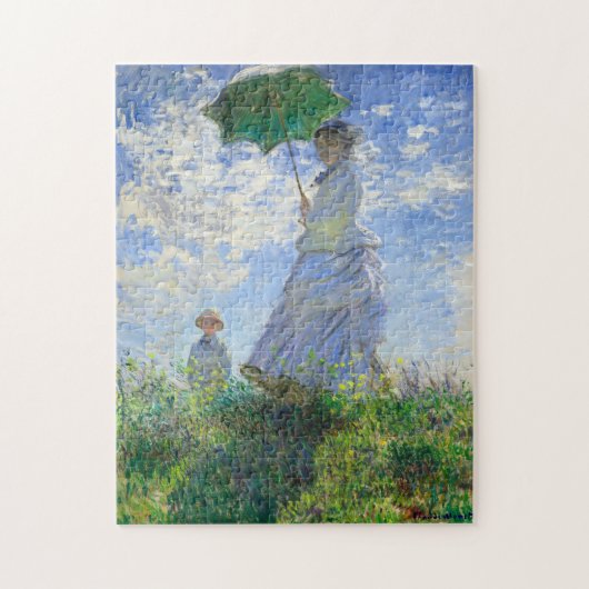 Puzzle Femme avec Parasol, Madame Monet et Son Fils (Vertical)
