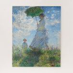 Puzzle Femme avec Parasol, Madame Monet et Son Fils<br><div class="desc">Peinture impressionniste de paysage par Claude Monet - Chefs d'oeuvre classiques - Claude Monet Impressionniste série - Femme avec un parasol,  Madame Monet et Son Fils</div>