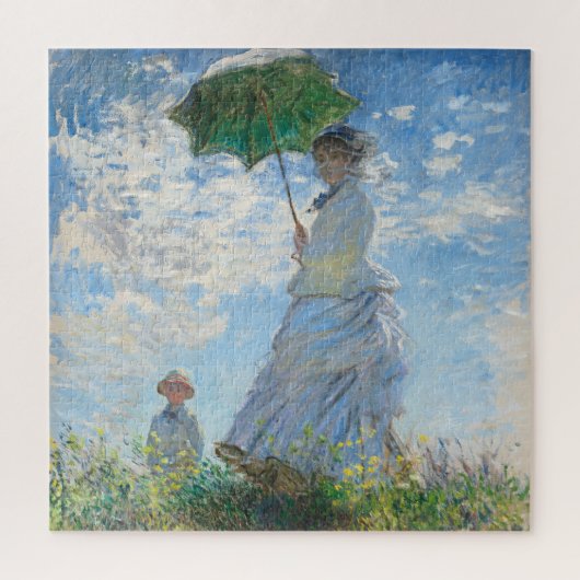 Puzzle Femme avec Parasol, Madame Monet et Son Fils (Vertical)